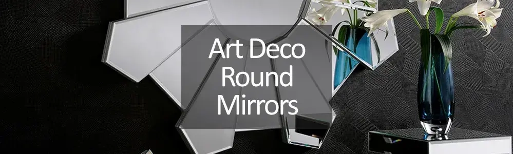 Art Deco Round and Oval Mirrors
