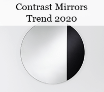 contrast mirrors interior design trend 2020