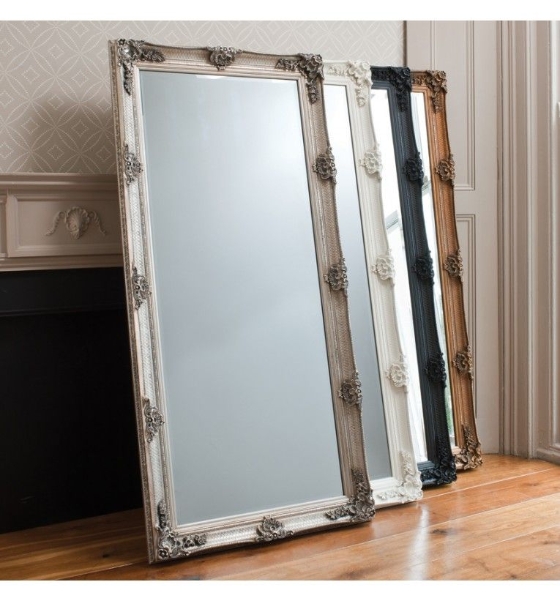 Abbey Swept Frame Leaner Mirror 215, Leaner Mirror Size