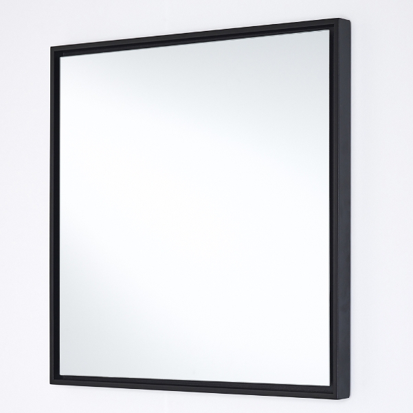 Lina Black Square Deknudt Mirrors, White Square Mirror 65 X