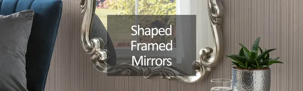 Shaped Framed Mirrors